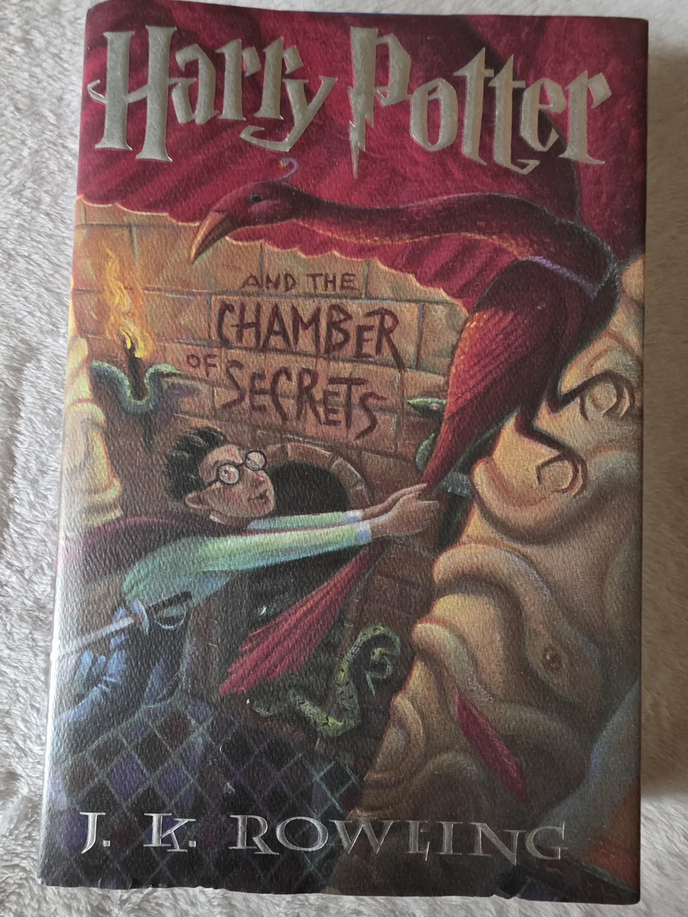 Harry Potter and the Chamber of Secrets Hardcover - Red Cover